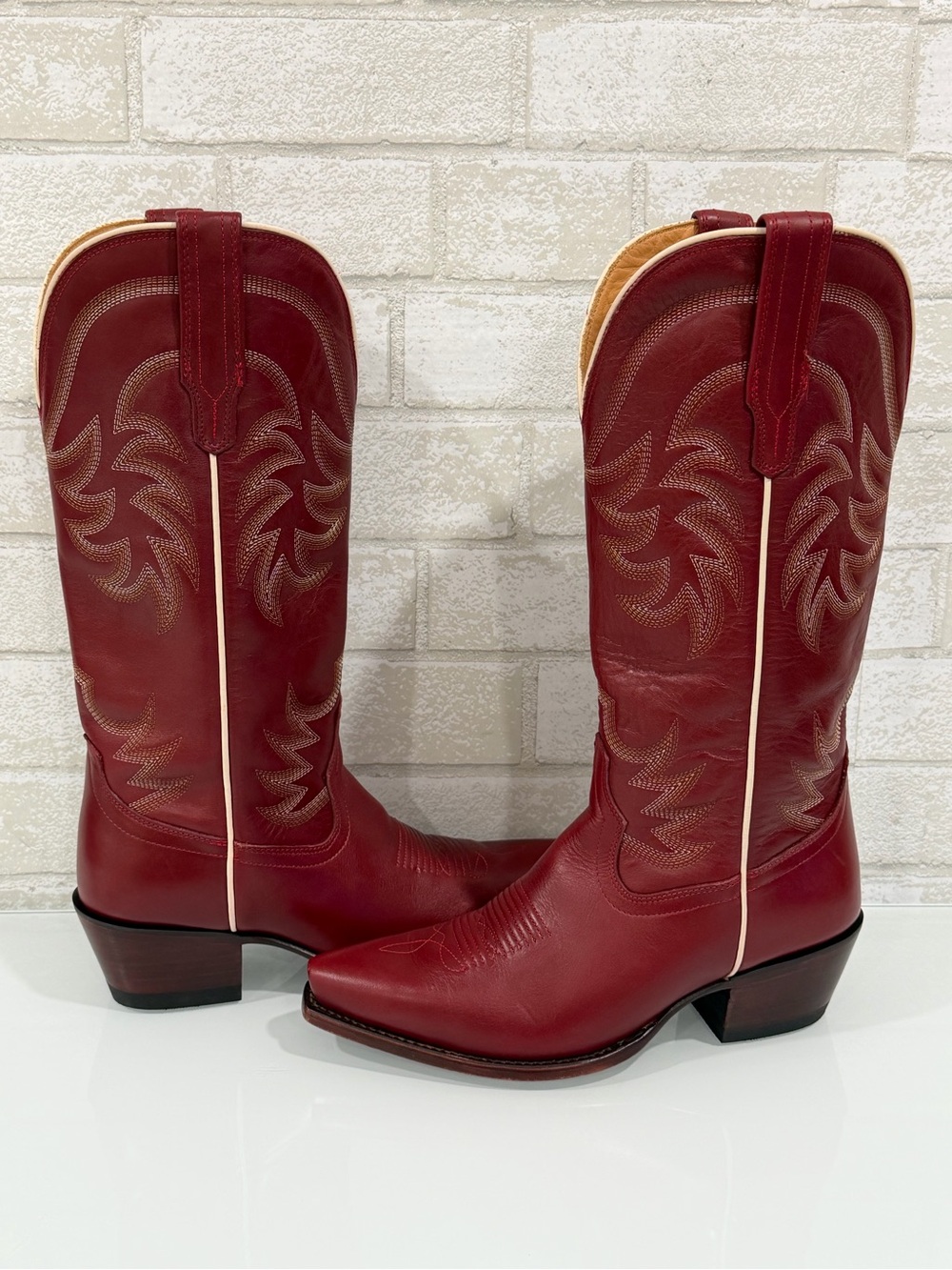 TECOVAS The Annie Western Boot In Scarlet - Size - 8B